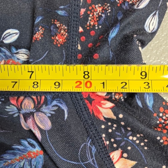 Kari Traa Womens M Fryd Navy Floral Base Layer Pants - Picture 8 of 12